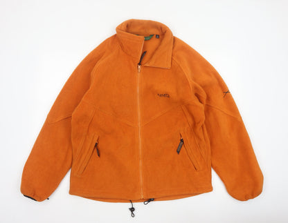 Regatta Men's Orange M Basic Fleece Full Zip Outdoor Jacket