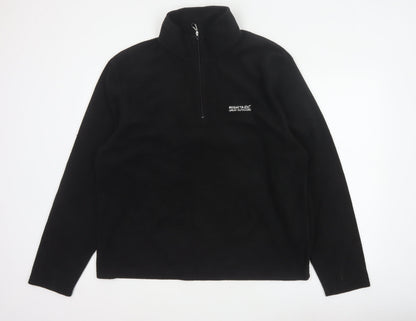 Regatta Men's Black XL 1/4 Zip Fleece Sweatshirt Outdoor