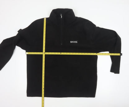 Regatta Men's Black XL 1/4 Zip Fleece Sweatshirt Outdoor