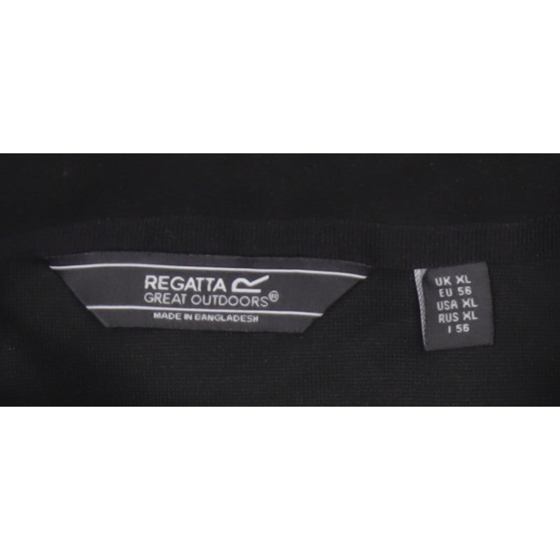 Regatta Men's Black XL 1/4 Zip Fleece Sweatshirt Outdoor