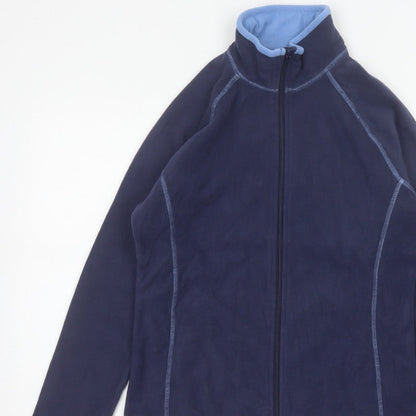 Mountain Warehouse Women’s Blue UK 8 Full Zip Fleece Jacket