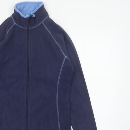 Mountain Warehouse Women’s Blue UK 8 Full Zip Fleece Jacket