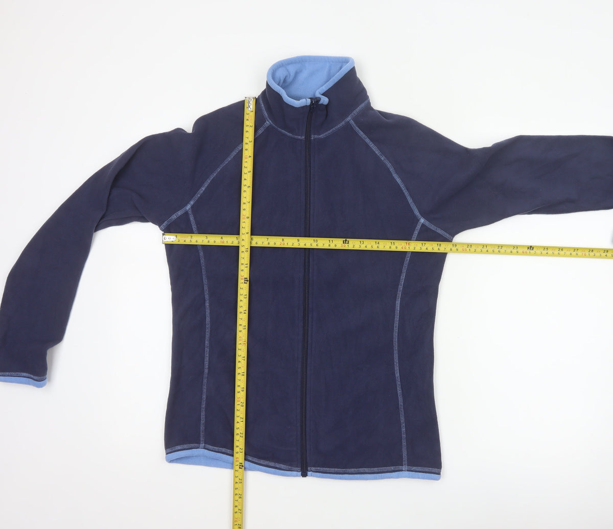 Mountain Warehouse Women’s Blue UK 8 Full Zip Fleece Jacket