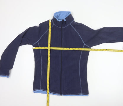 Mountain Warehouse Women’s Blue UK 8 Full Zip Fleece Jacket