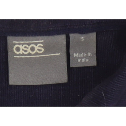 ASOS Men’s Navy Blue S Corduroy Button-Down Long Sleeve Shirt
