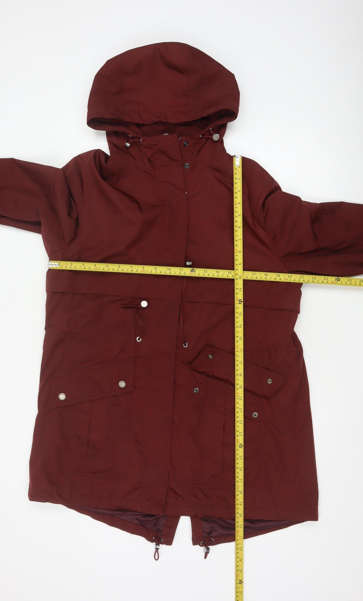 M&S Autograph Women Red UK 16 Hooded Parka Coat Lined
