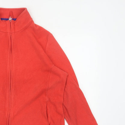 Marks & Spencer Women’s Red UK 20 Fleece Full Zip Basic Jacket