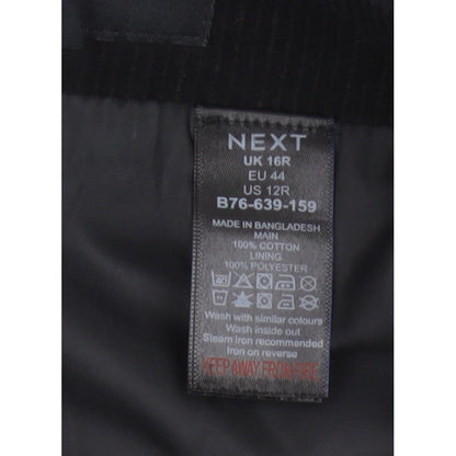 Next Women Black UK 16 Corduroy Pencil Mini Skirt Lined