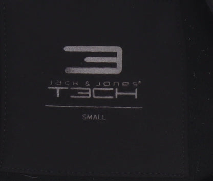 Jack & Jones Tech Men’s Black Small Hooded Softshell Jacket