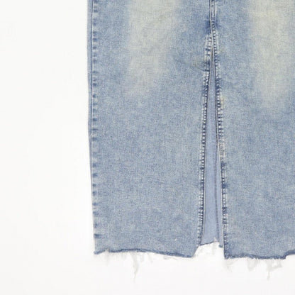 Beloved Woman Women Blue M Denim Straight Pencil Long Skirt