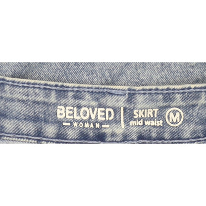 Beloved Woman Women Blue M Denim Straight Pencil Long Skirt