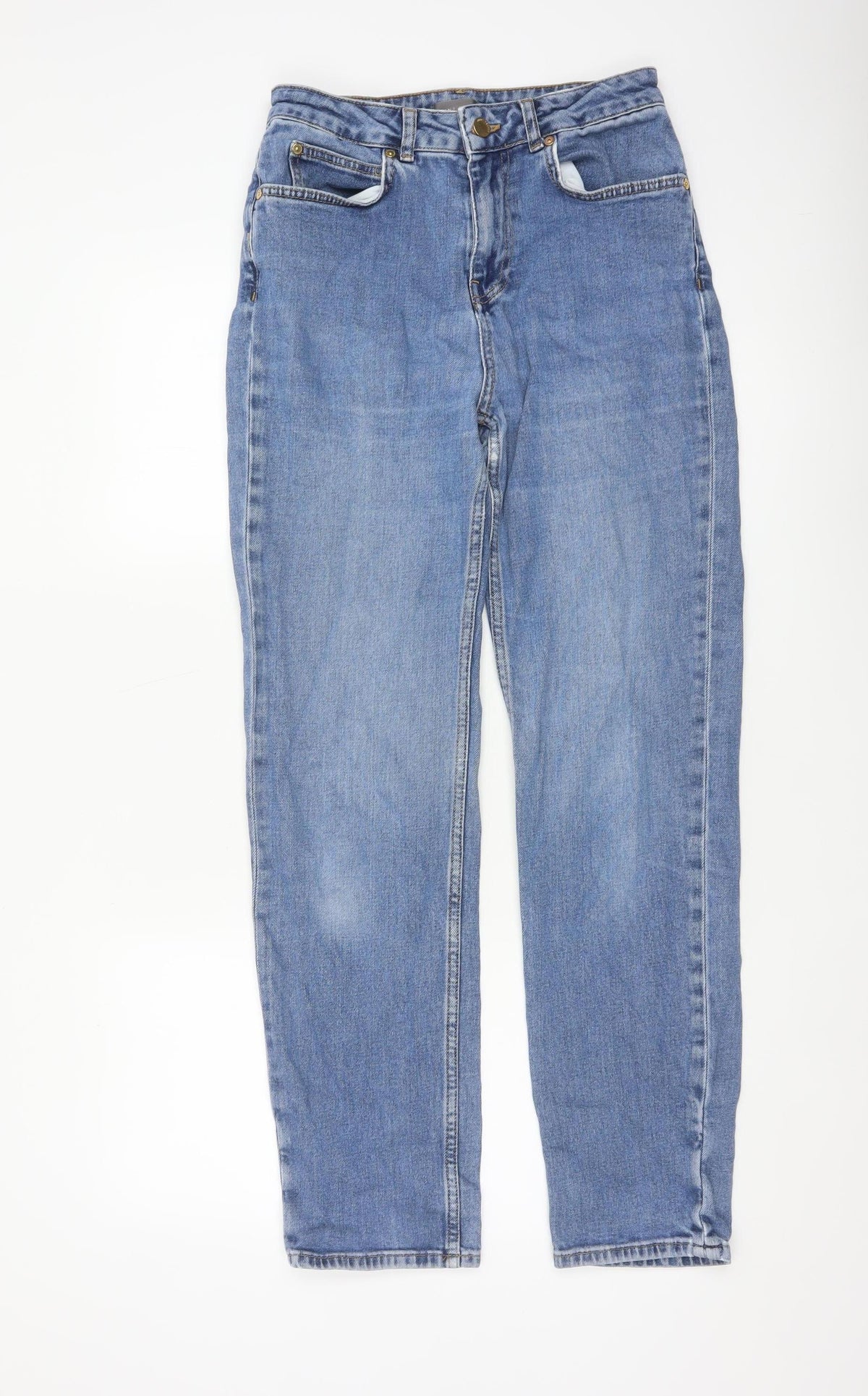Mint Velvet Women’s Blue Size 10 Tall High Rise Straight Jeans