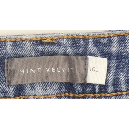Mint Velvet Women’s Blue Size 10 Tall High Rise Straight Jeans