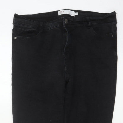 Principles Isla Straight Women’s Black Jeans UK 12 Regular Stretch