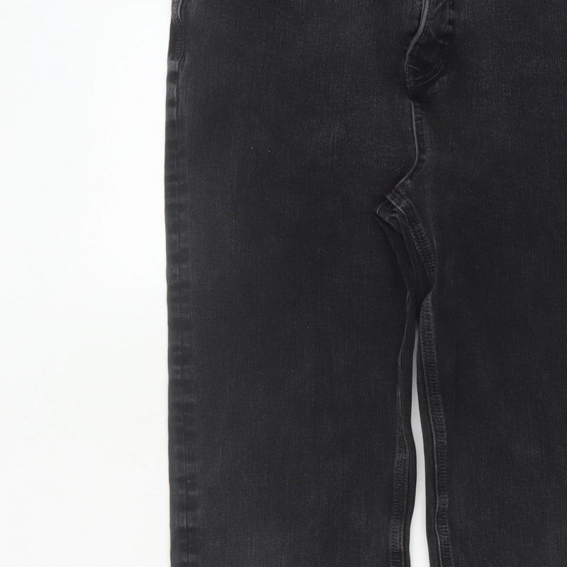 M&S Women’s Black UK 14 Regular Straight Stretch Magic Jeans