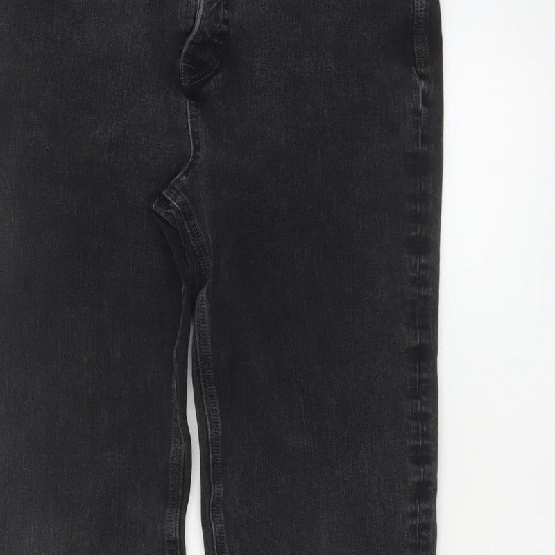 M&S Women’s Black UK 14 Regular Straight Stretch Magic Jeans