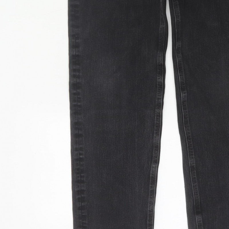 M&S Women’s Black UK 14 Regular Straight Stretch Magic Jeans