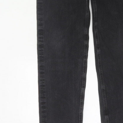 M&S Women’s Black UK 14 Regular Straight Stretch Magic Jeans