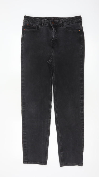 M&S Women’s Black UK 14 Regular Straight Stretch Magic Jeans