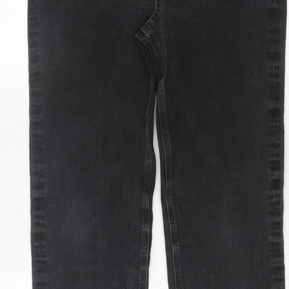 M&S Women’s Black UK 14 Regular Straight Stretch Magic Jeans