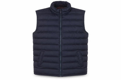 Old Navy Men’s Navy Blue L Puffer Gilet Bodywarmer Zip Padded