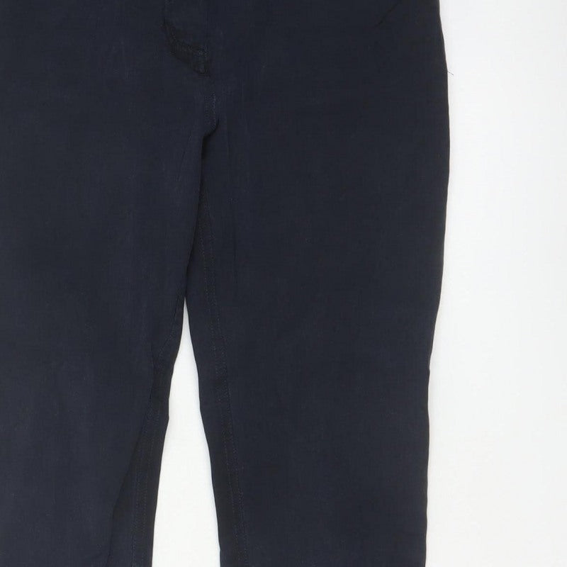 Hobbs Women Blue UK 10 Skinny Stretch Jegging Trousers Pockets