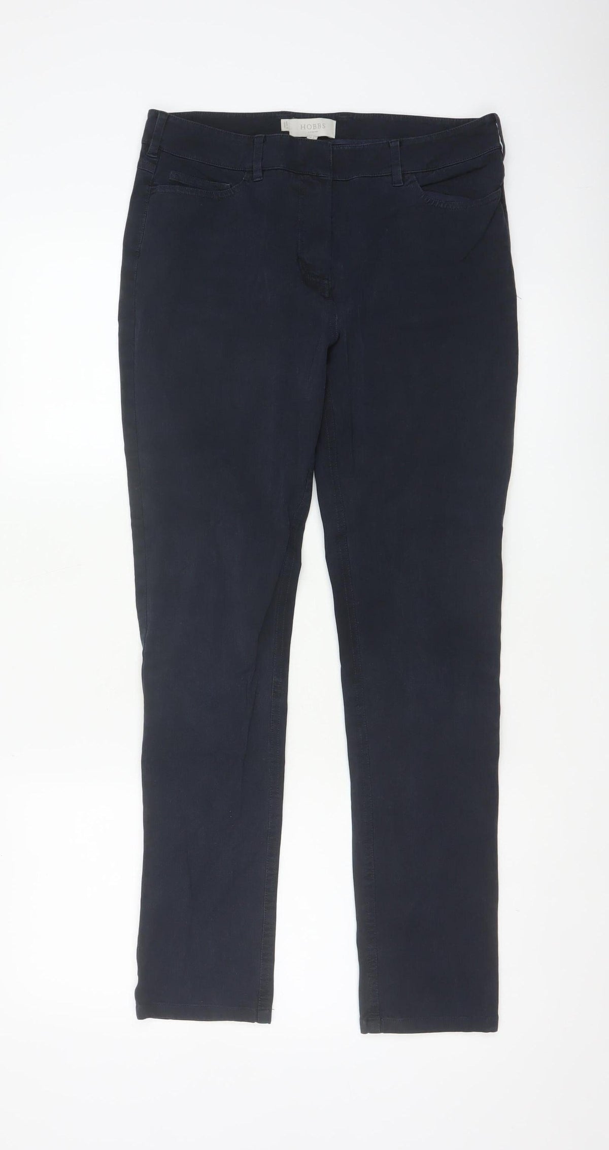 Hobbs Women Blue UK 10 Skinny Stretch Jegging Trousers Pockets