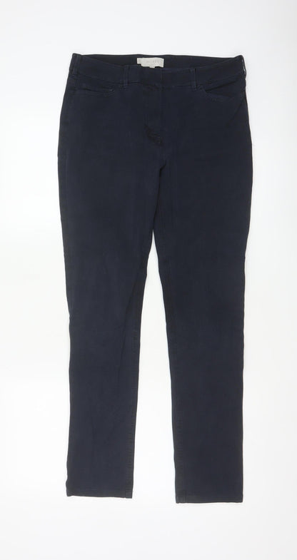 Hobbs Women Blue UK 10 Skinny Stretch Jegging Trousers Pockets