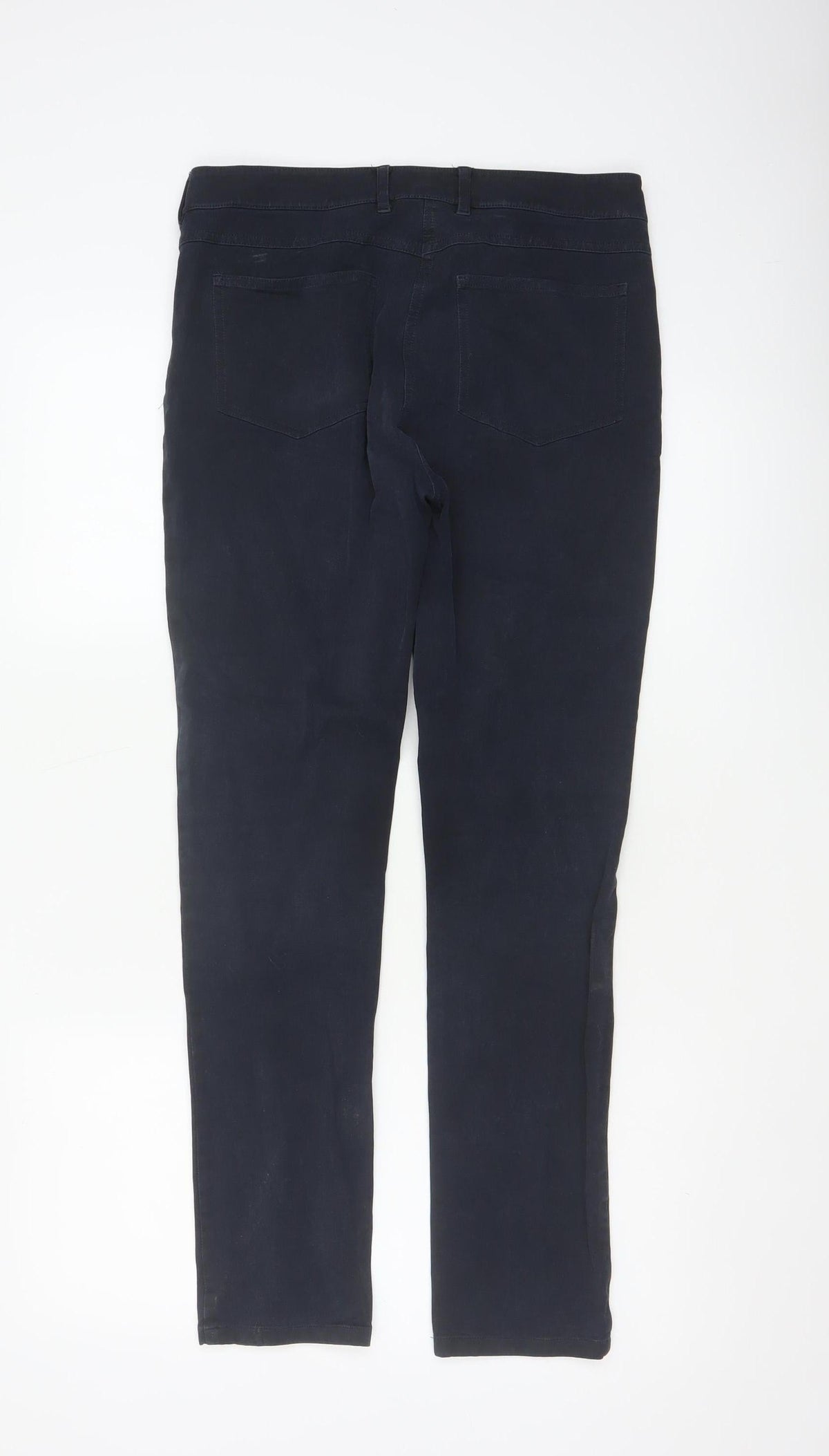 Hobbs Women Blue UK 10 Skinny Stretch Jegging Trousers Pockets
