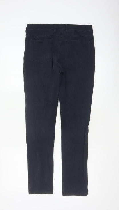 Hobbs Women Blue UK 10 Skinny Stretch Jegging Trousers Pockets