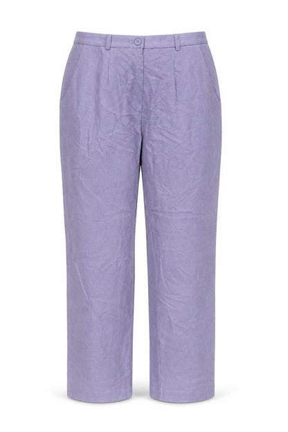 Cotswold Collections Women’s Purple Size 10 Corduroy Straight Trousers