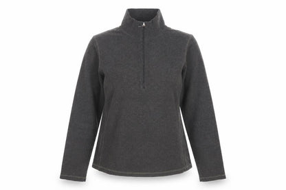 GAP Women Grey M Fleece 1/2 Zip Pullover Sweatshirt