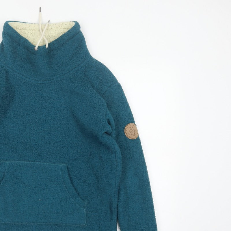 Passenger Women’s Blue S Sherpa Fleece Pullover Hoodie Lined