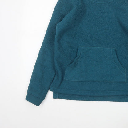 Passenger Women’s Blue S Sherpa Fleece Pullover Hoodie Lined