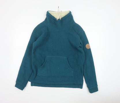Passenger Women’s Blue S Sherpa Fleece Pullover Hoodie Lined