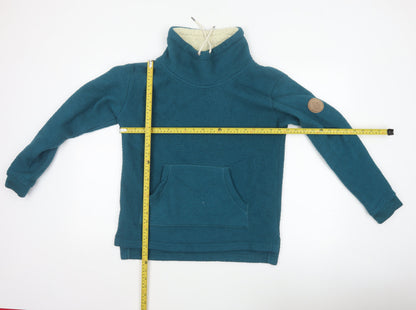 Passenger Women’s Blue S Sherpa Fleece Pullover Hoodie Lined
