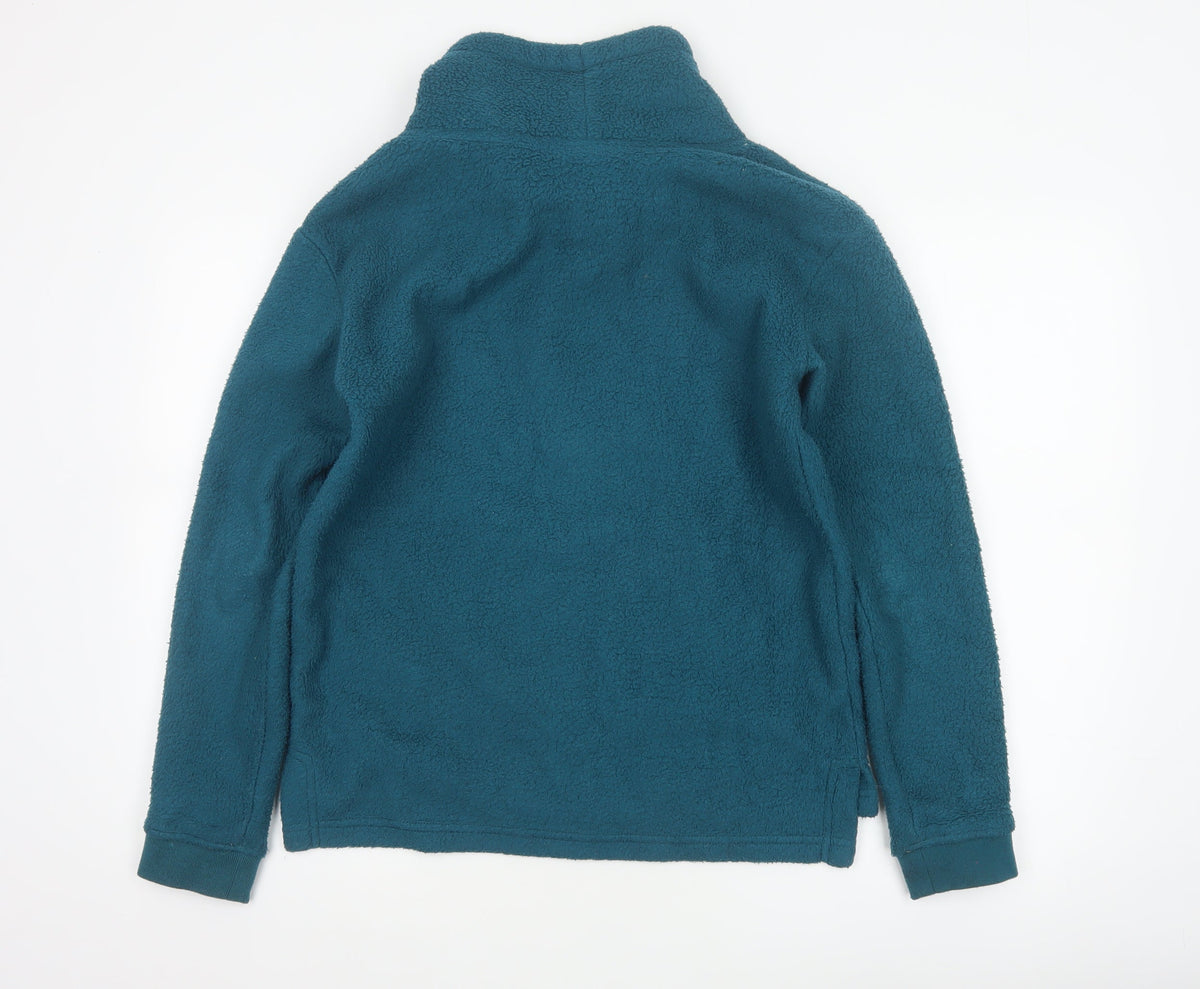 Passenger Women’s Blue S Sherpa Fleece Pullover Hoodie Lined