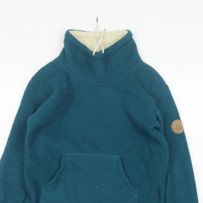 Passenger Women’s Blue S Sherpa Fleece Pullover Hoodie Lined