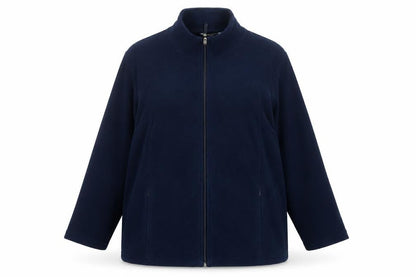 Marks and Spencer Women's Blue UK 20 Full Zip Fleece Jacket
