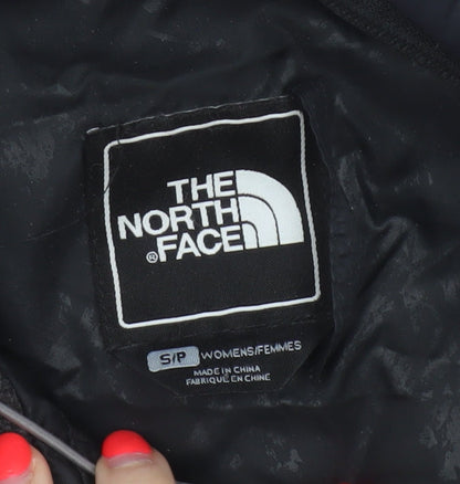 The North Face Women’s Black S Hooded Puffer Jacket Logo