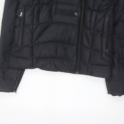 The North Face Women’s Black S Hooded Puffer Jacket Logo