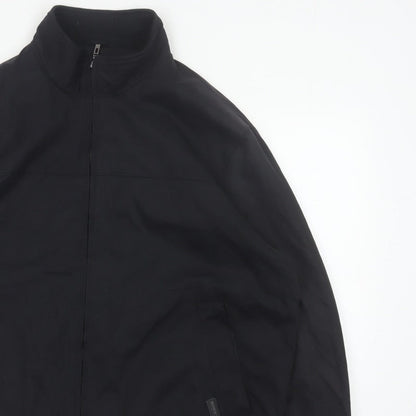 Bosideng Men’s Black XL Bomber Jacket Full Zip Stand Collar