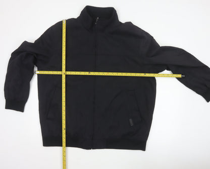 Bosideng Men’s Black XL Bomber Jacket Full Zip Stand Collar