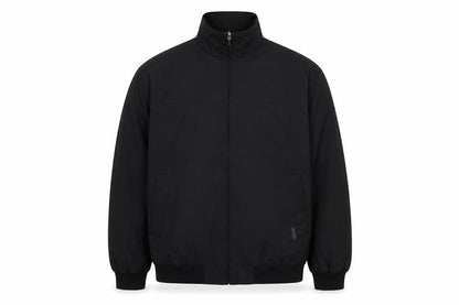 Bosideng Men’s Black XL Bomber Jacket Full Zip Stand Collar