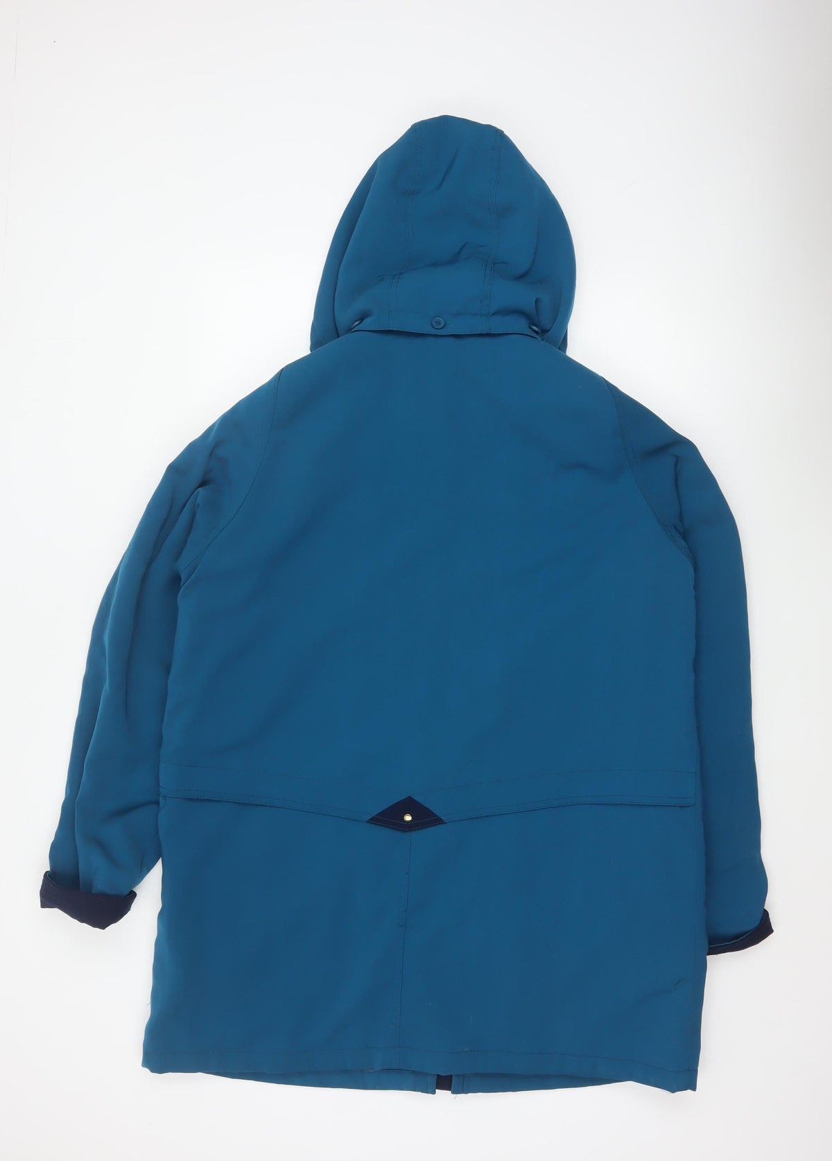 EWM Women Blue Size 18 Hooded Padded Parka Jacket Toggle