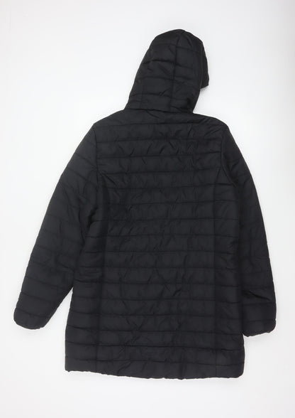 Peter Storm Women’s Black Size 14 Hooded Quilted Puffer Jacket