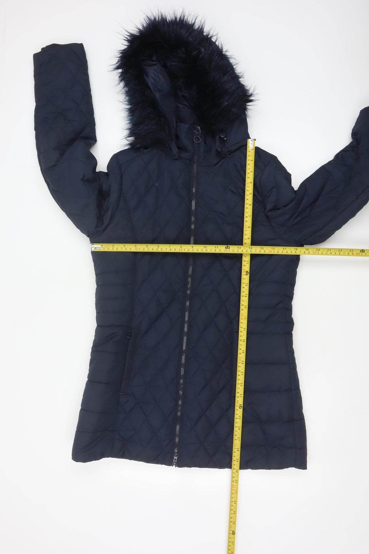 Regatta Women’s Blue UK 12 Quilted Faux Fur Hood Puffer Coat