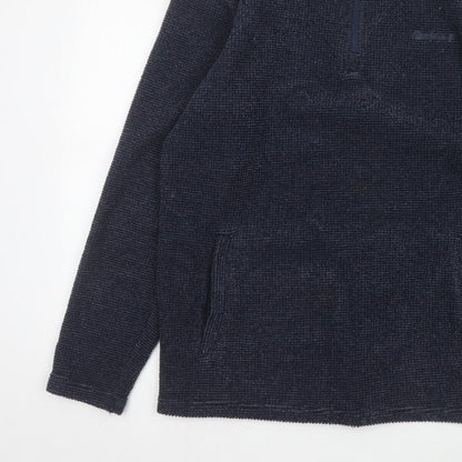 Peter Storm Men’s Blue M 1/4 Zip Fleece Sweatshirt Pockets