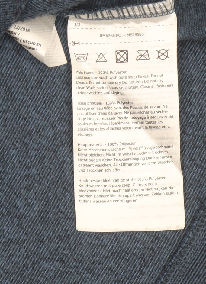 Regatta Men's Blue 3XL Basic Jacket Full Zip Outdoor Fleece