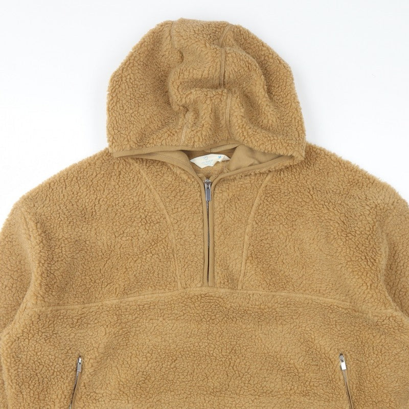 Primark Cares Women’s Beige M Teddy Fleece Half Zip Hoodie